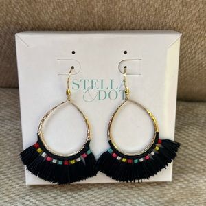 Modern Bohemian Fringe Drop Earrings